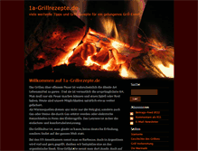 Tablet Screenshot of 1a-grillrezepte.de